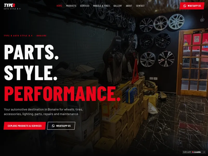 Type R Auto Style B.V. website designed by Nelson Web Solutions | Automotive Website